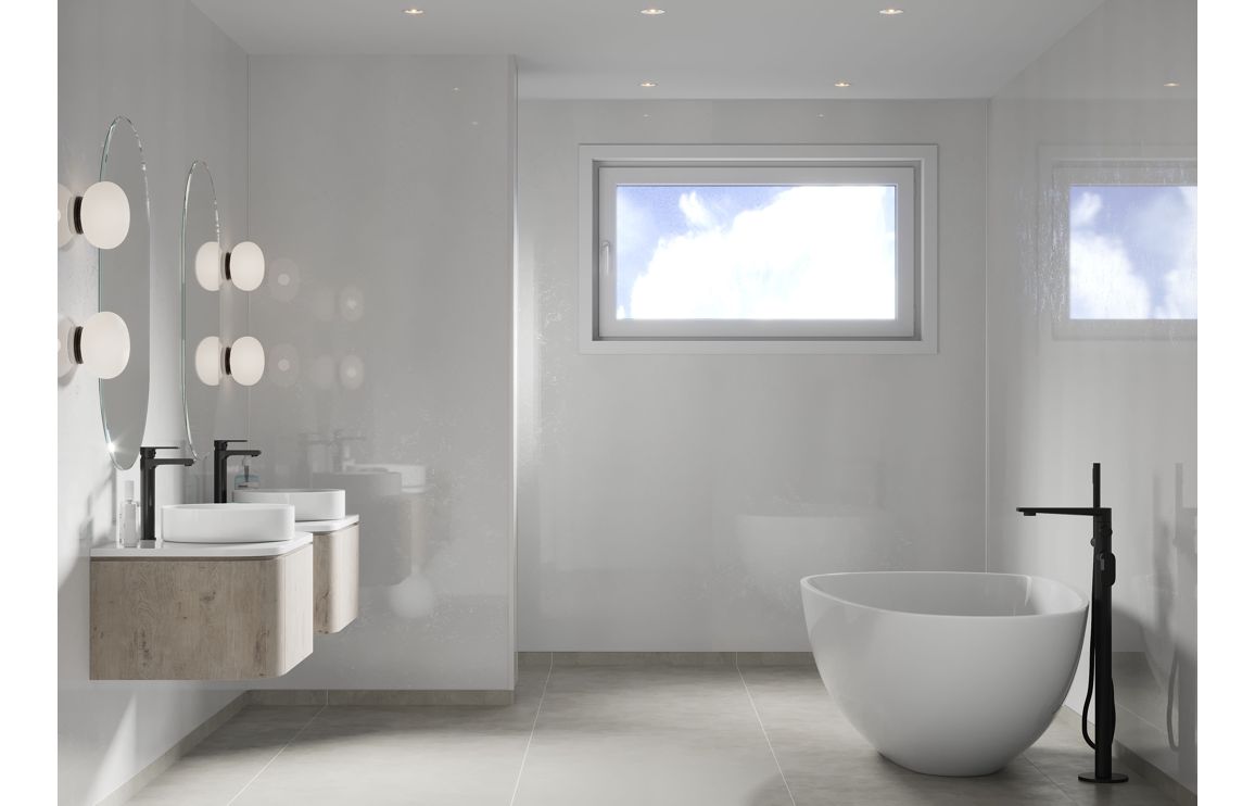Fibo Timeless - Ivory (Plain Panel) - Hartley & Hall Bathrooms