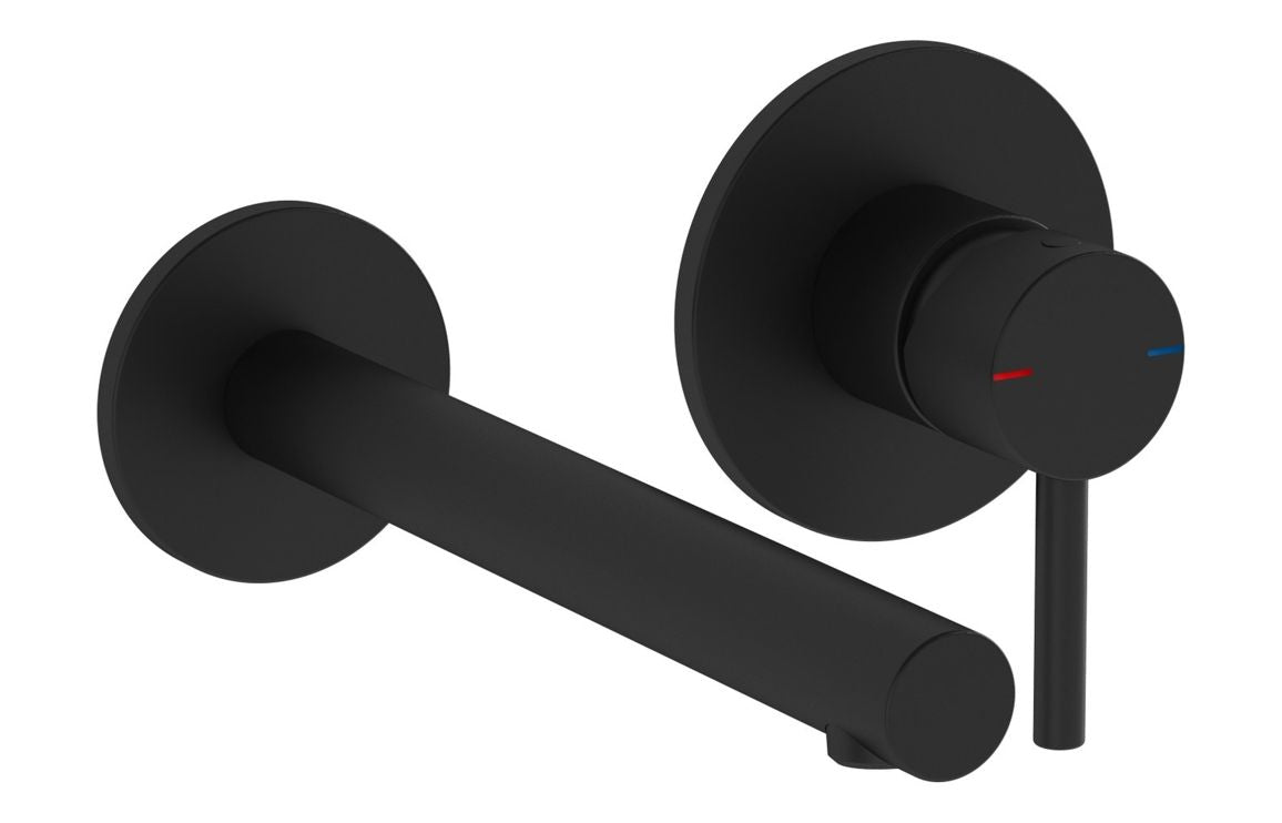 VitrA Origin Wall Mounted 2-Hole Basin Mixer - Hartley & Hall Bathrooms