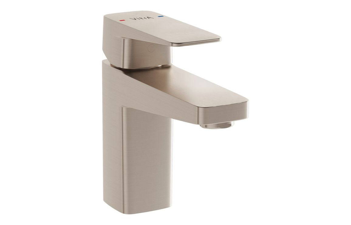 VitrA Root Square Compact Basin Mixer - Hartley & Hall Bathrooms