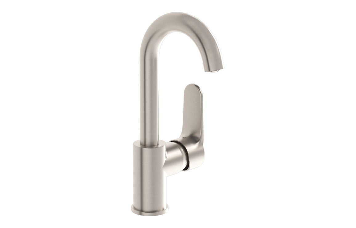 VitrA Root Round Swivel Basin Mixer - Hartley & Hall Bathrooms