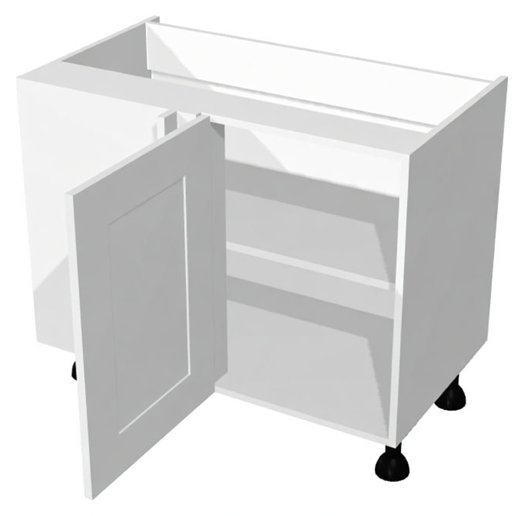 Vero Matt White Corner Highline Base Units - Hartley & Hall Bathrooms