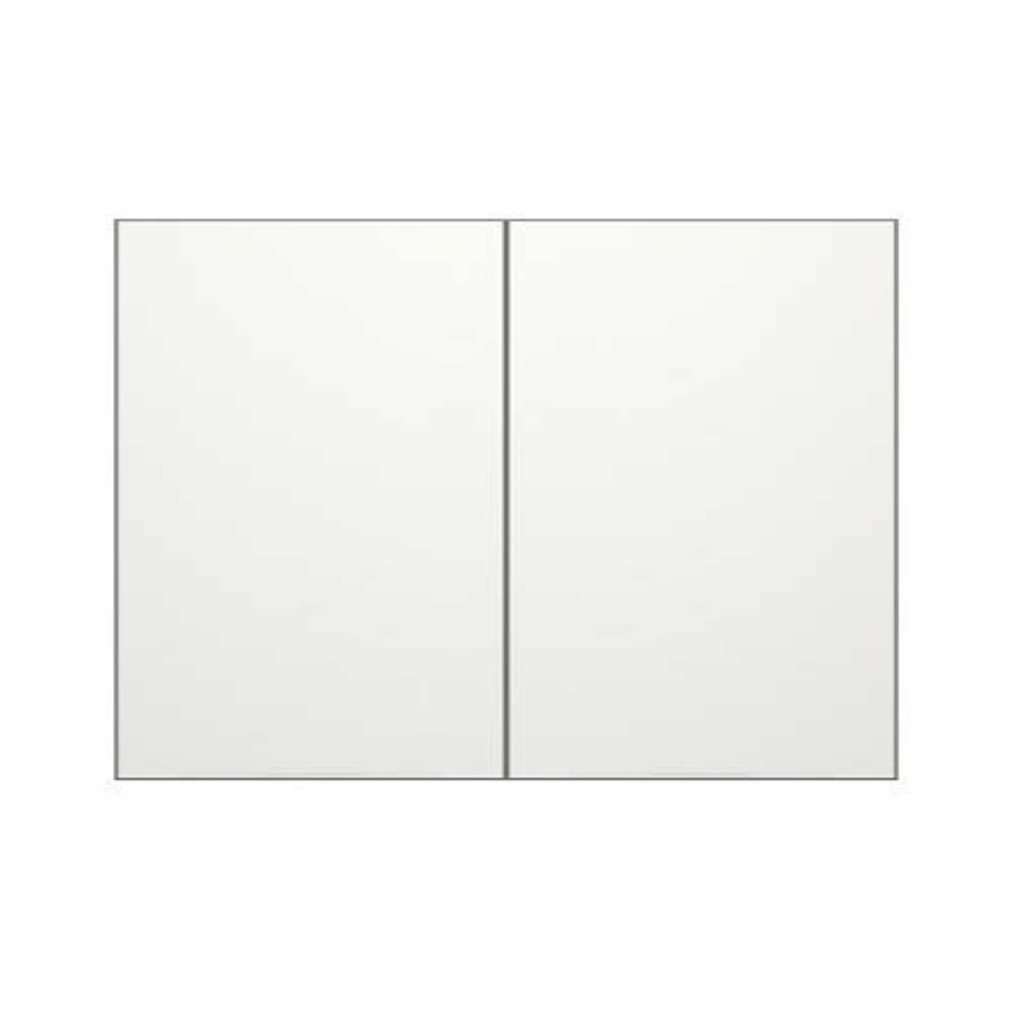 Vivo Matt White Double Door Wall Units - Hartley & Hall Bathrooms