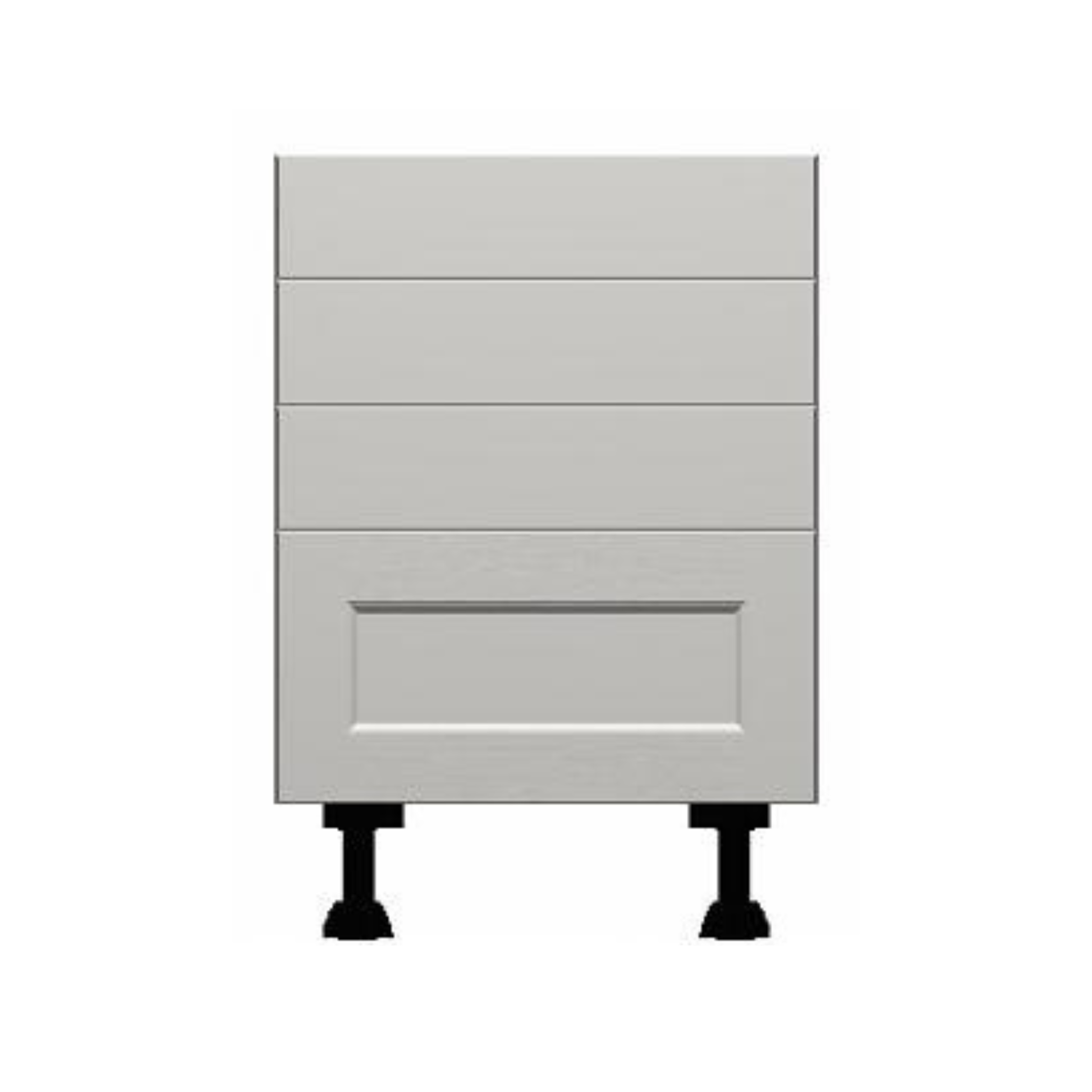Rydal Cashmere 3 drawer and 1 Pan Drawer Pack Base Units - Hartley & Hall Bathrooms
