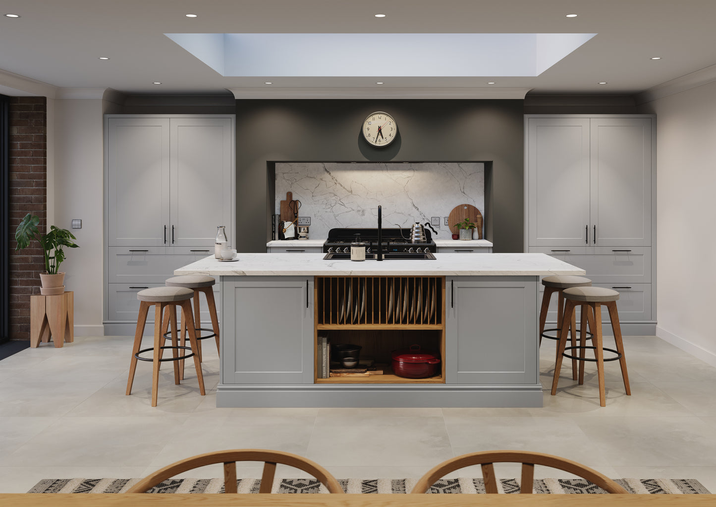 Rydal Light grey Pelmets and Kickboard - Hartley & Hall Bathrooms