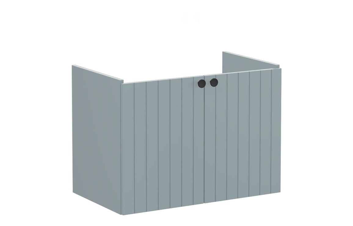 VitrA Root Groove 80cm 2 Door Wall Hung Washbasin Unit - Hartley & Hall Bathrooms