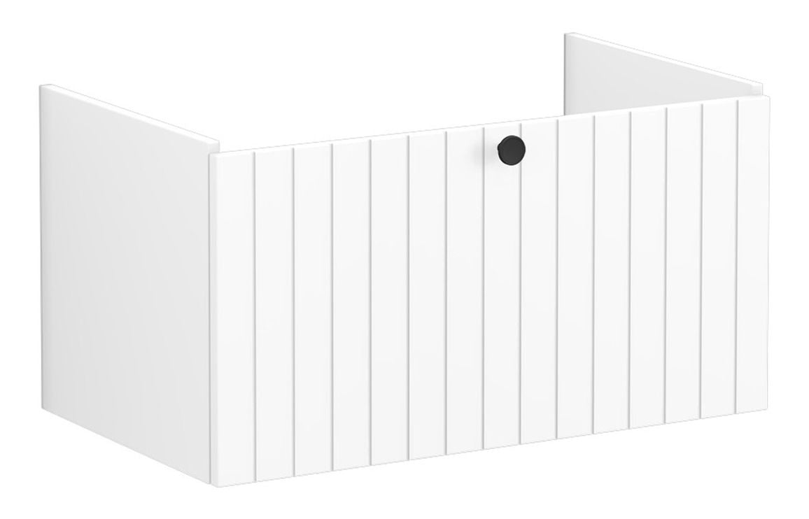 VitrA Root Groove 80cm 1 Drawer Washbasin Unit - Hartley & Hall Bathrooms