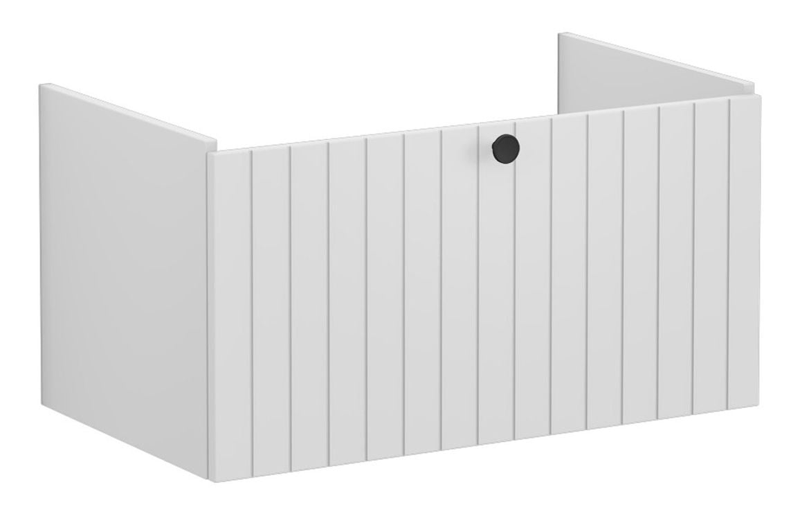 VitrA Root Groove 80cm 1 Drawer Washbasin Unit - Hartley & Hall Bathrooms