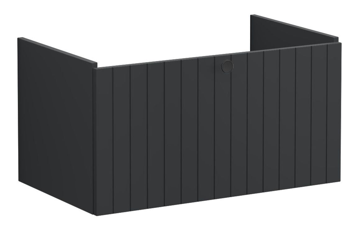 VitrA Root Groove 80cm 1 Drawer Washbasin Unit - Hartley & Hall Bathrooms