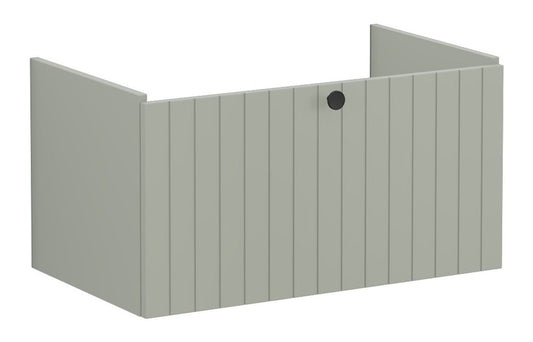 VitrA Root Groove 80cm 1 Drawer Washbasin Unit - Hartley & Hall Bathrooms