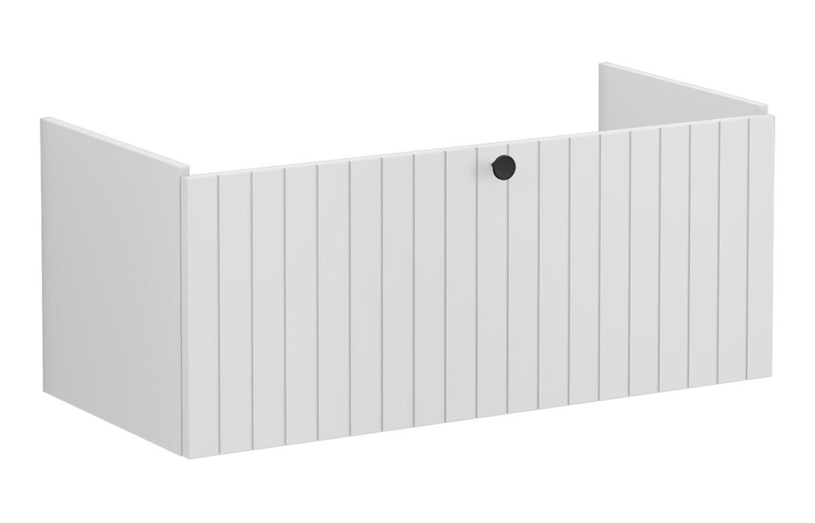 VitrA Root Groove 100cm 1 Drawer Washbasin Unit - Hartley & Hall Bathrooms