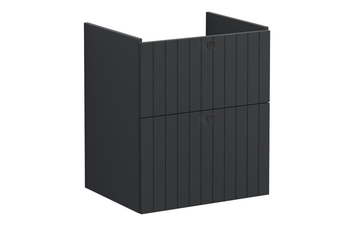VitrA Root Groove 60cm 2 Drawer Washbasin Unit - Hartley & Hall Bathrooms