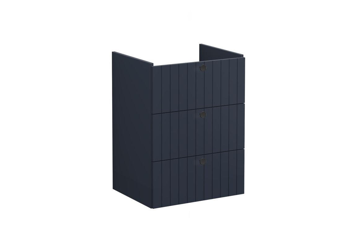 VitrA Root Groove 60cm 3 Drawer Washbasin Unit - Hartley & Hall Bathrooms