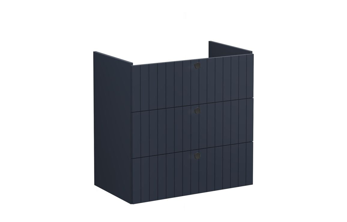 VitrA Root Groove 80cm 3 Drawer Washbasin Unit - Hartley & Hall Bathrooms
