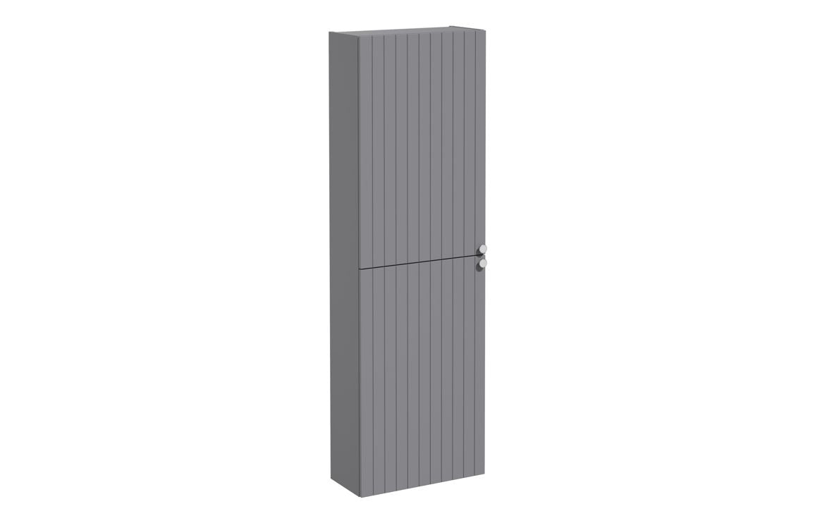 VitrA Root Groove 55cm 2 Door Slim Tall Unit (LH Hinge) - Hartley & Hall Bathrooms