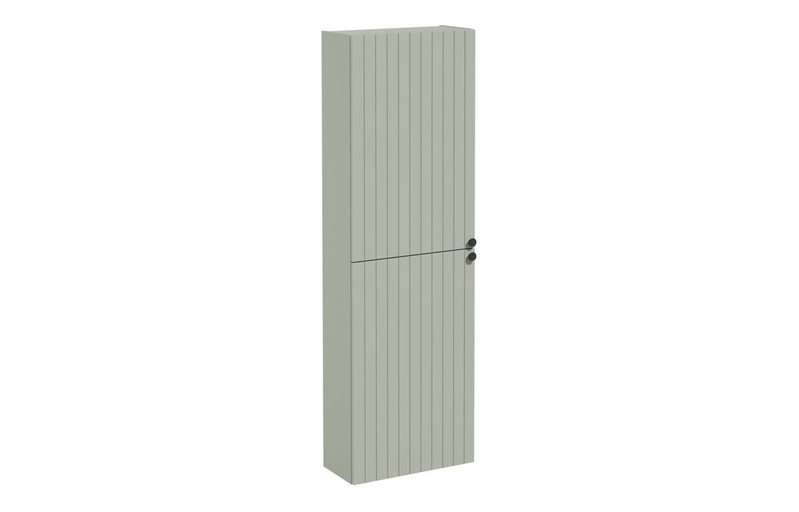 VitrA Root Groove 55cm 2 Door Slim Tall Unit (LH Hinge) - Hartley & Hall Bathrooms