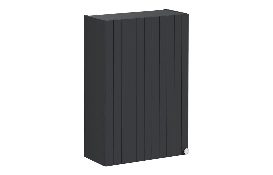 VitrA Root Groove 60cm 1 Door Upper Wall Unit - Hartley & Hall Bathrooms
