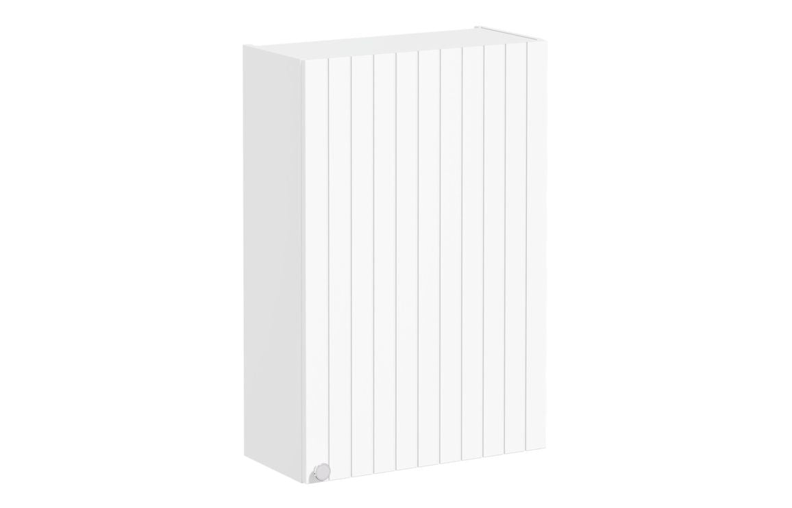 VitrA Root Groove 60cm 1 Door Upper Wall Unit - Hartley & Hall Bathrooms