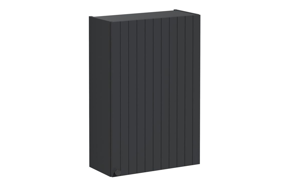 VitrA Root Groove 60cm 1 Door Upper Wall Unit - Hartley & Hall Bathrooms