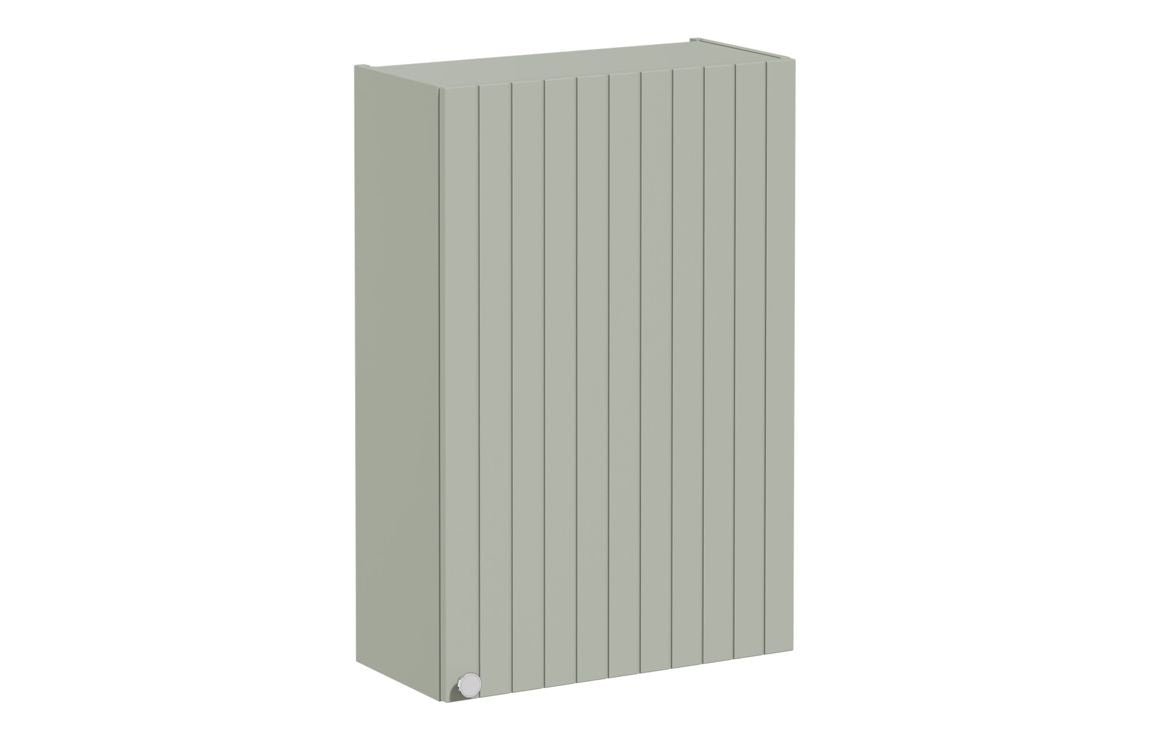 VitrA Root Groove 60cm 1 Door Upper Wall Unit - Hartley & Hall Bathrooms