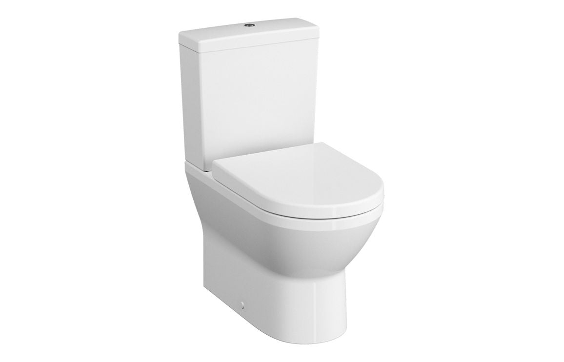 VitrA Integra Rimless Fully Shrouded Close Coupled Pan Only - Hartley & Hall Bathrooms