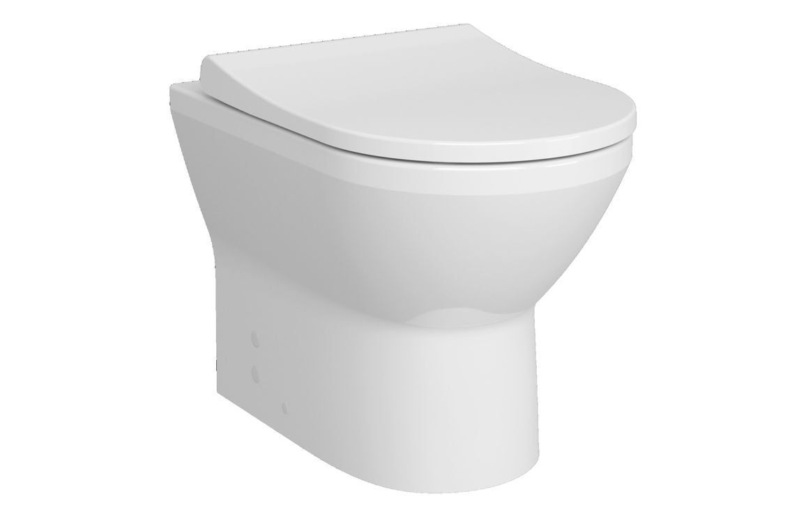 VitrA Integra Rimless Back to Wall Pan Only - Hartley & Hall Bathrooms