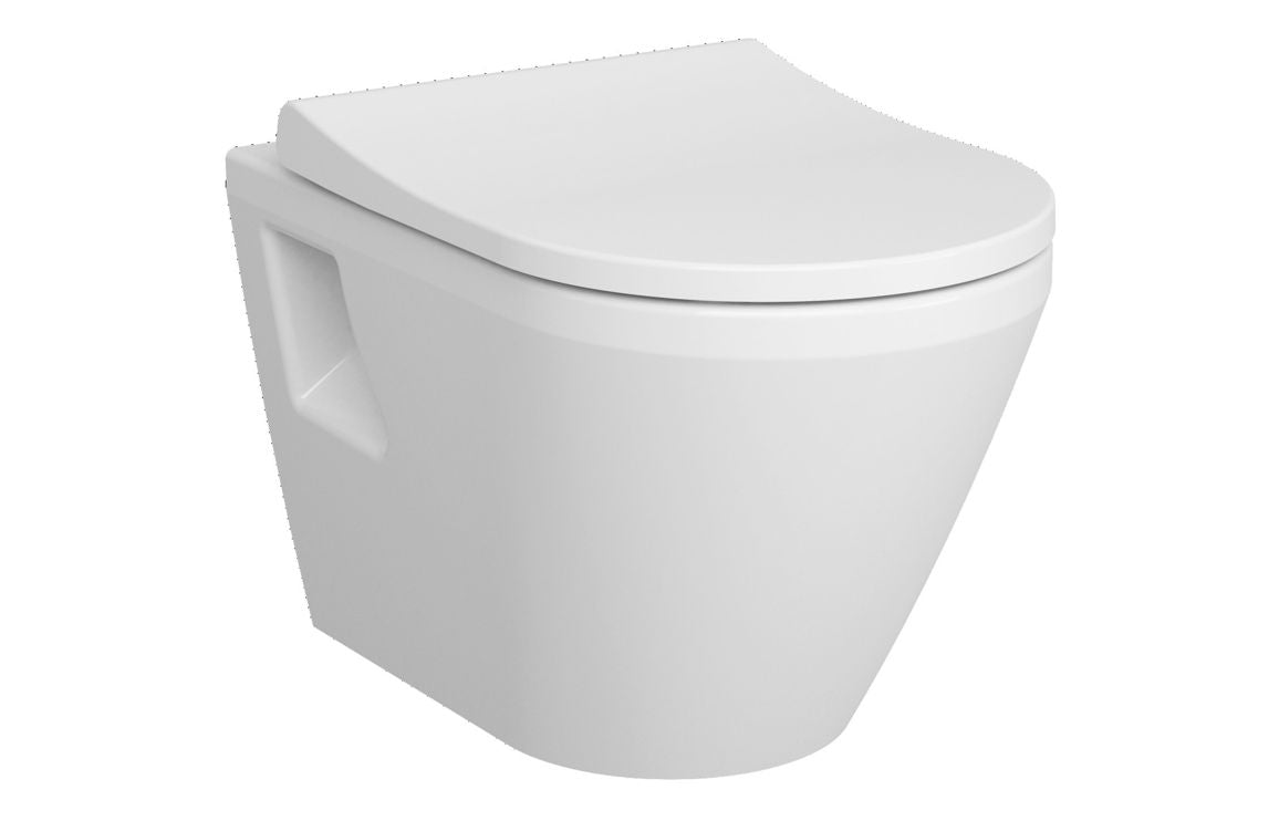 VitrA Integra Rimless Wall Hung Pan Only - Hartley & Hall Bathrooms