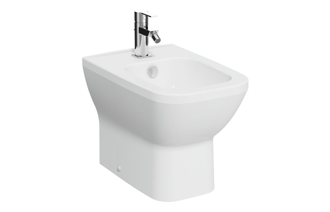 VitrA Integra Square Back to Wall Bidet - Hartley & Hall Bathrooms