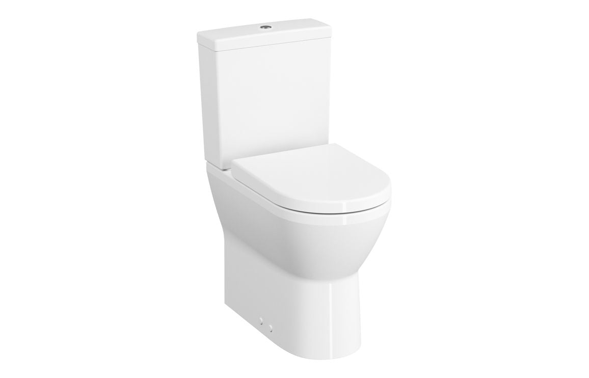 VitrA Integra Rimless Comfort Height Fully Shrouded Close Coupled Pan Only - Hartley & Hall Bathrooms