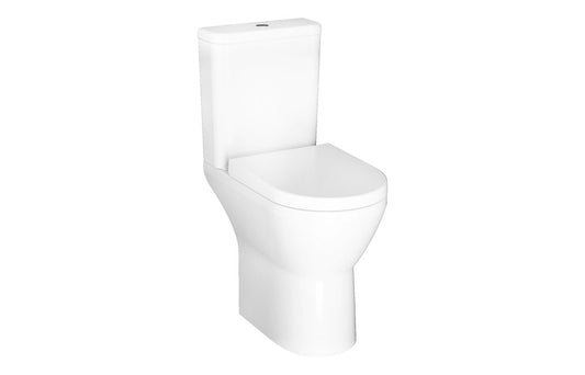 VitrA Integra Rimless Comfort Height Open Back Close Coupled Pan Only - Hartley & Hall Bathrooms
