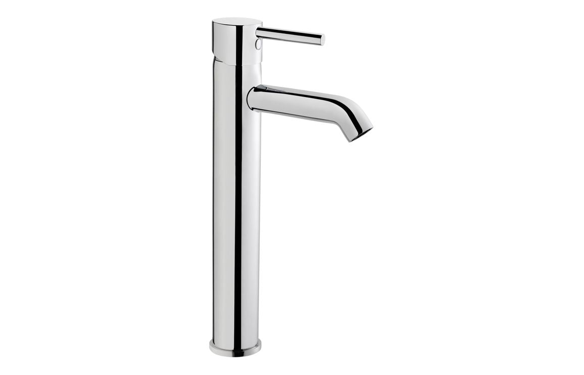 VitrA Minimax S Tall Basin Mixer In Chrome - Hartley & Hall Bathrooms