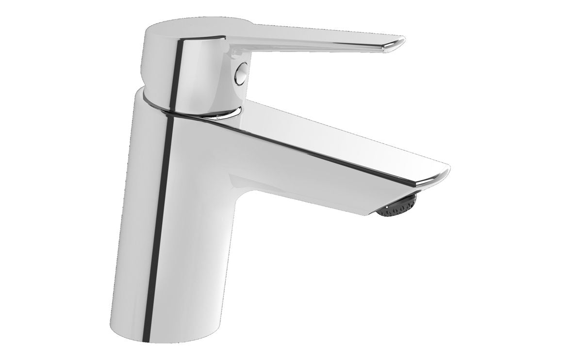 VitrA Solid S Basin Mixer In Chrome - Hartley & Hall Bathrooms