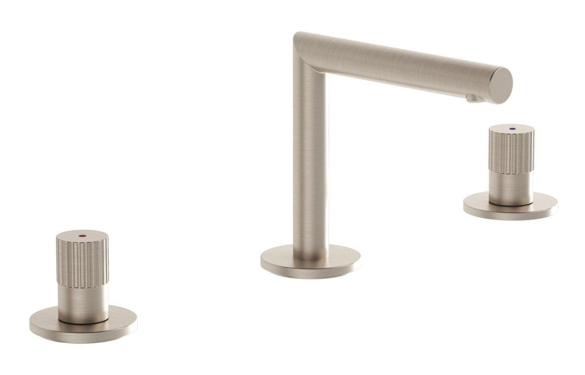 VitrA Origin 3-Hole Basin Mixer - Hartley & Hall Bathrooms