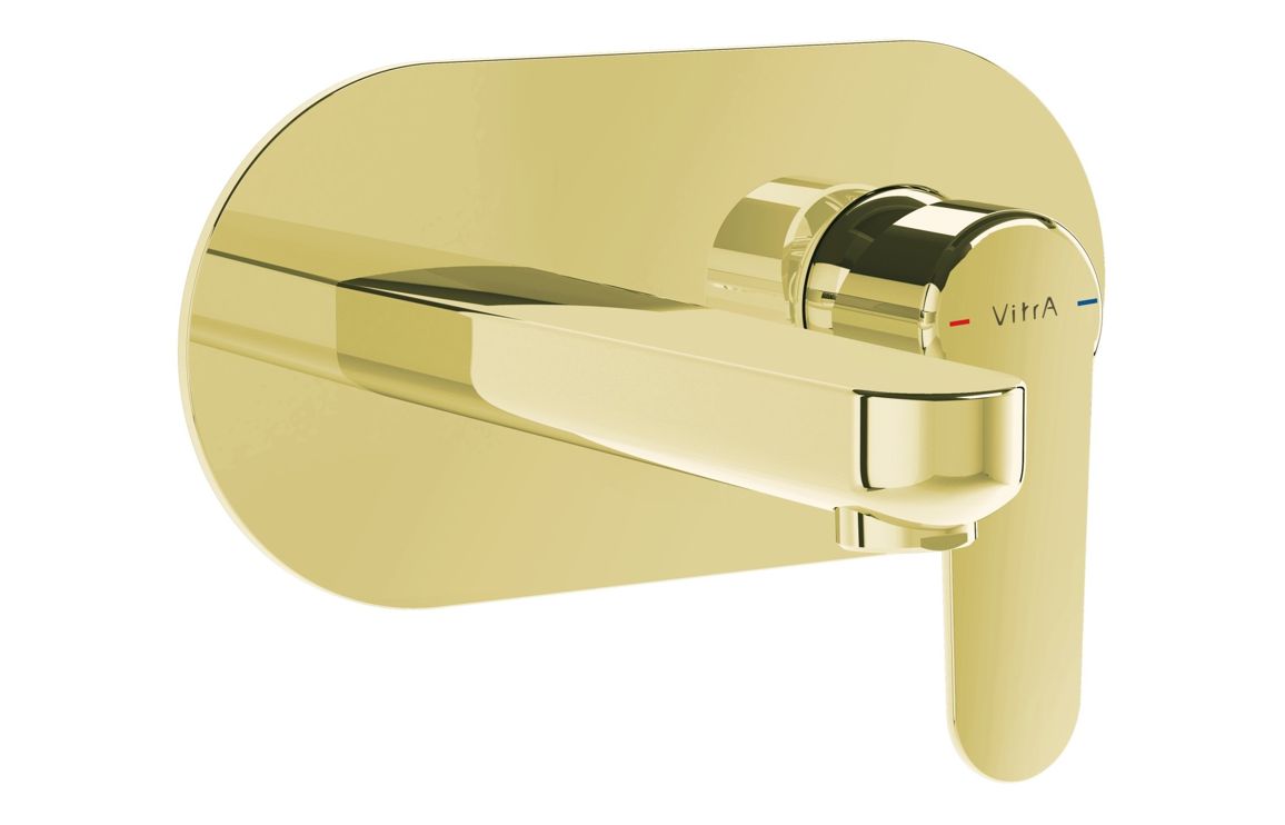 VitrA Root Round Integrated Basin Mixer - Hartley & Hall Bathrooms