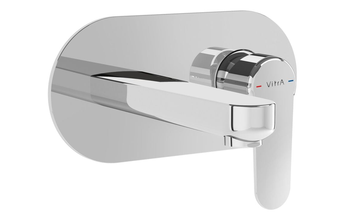 VitrA Root Round Integrated Basin Mixer - Hartley & Hall Bathrooms