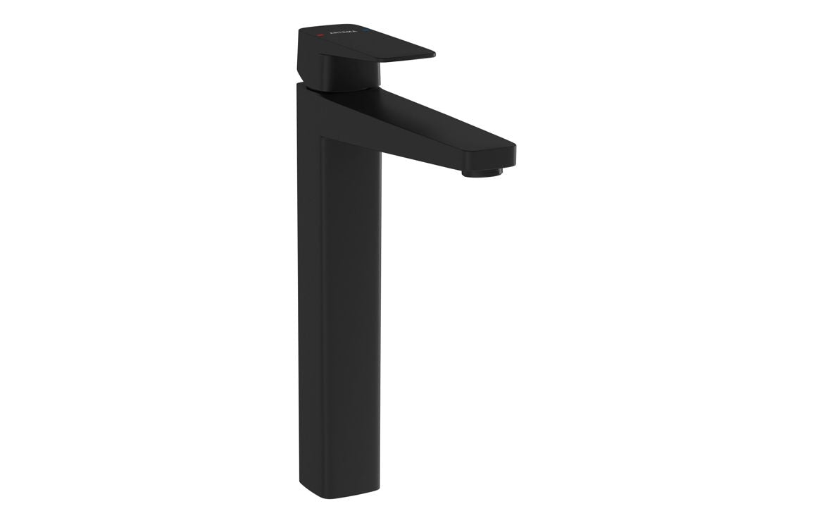 VitrA Root Square Tall Basin Mixer - Hartley & Hall Bathrooms