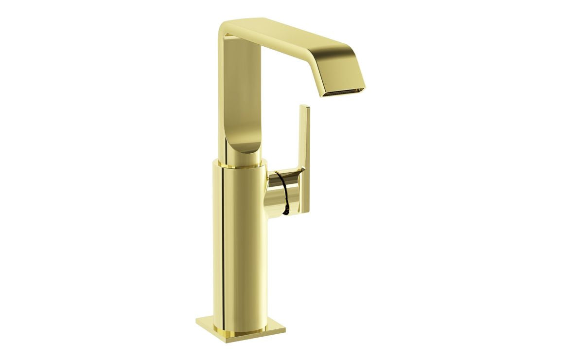 VitrA Suit Tall Basin Mixer (Side Handle) - Hartley & Hall Bathrooms