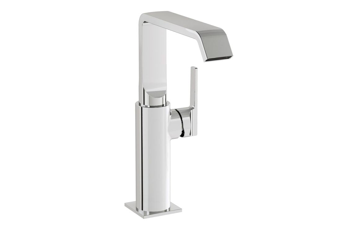 VitrA Suit Tall Basin Mixer (Side Handle) - Hartley & Hall Bathrooms