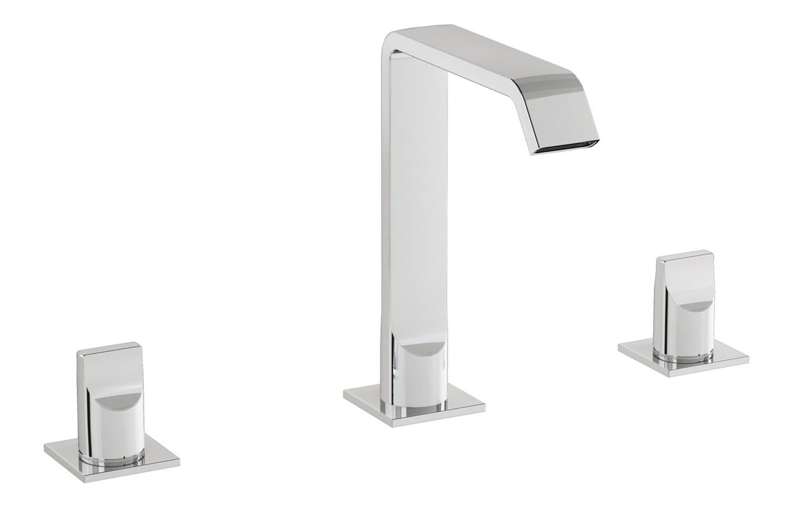 VitrA Suit 3-Hole Basin Mixer - Hartley & Hall Bathrooms