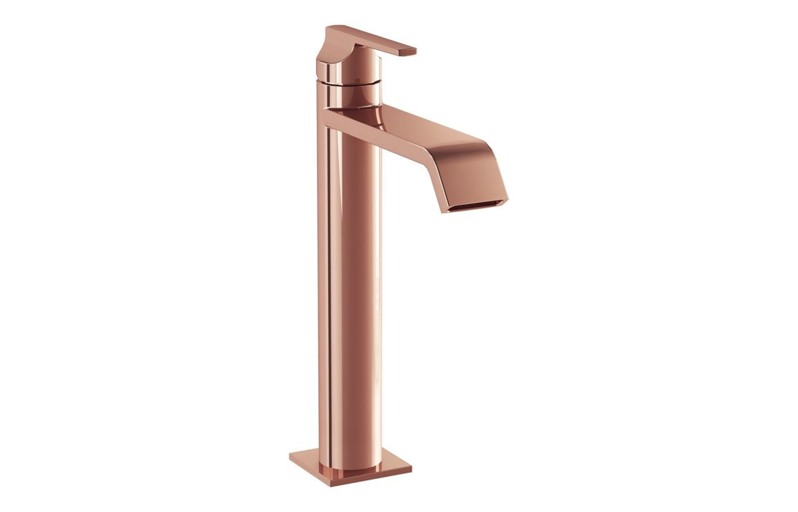 VitrA Suit Tall Basin Mixer (Top Handle) - Hartley & Hall Bathrooms