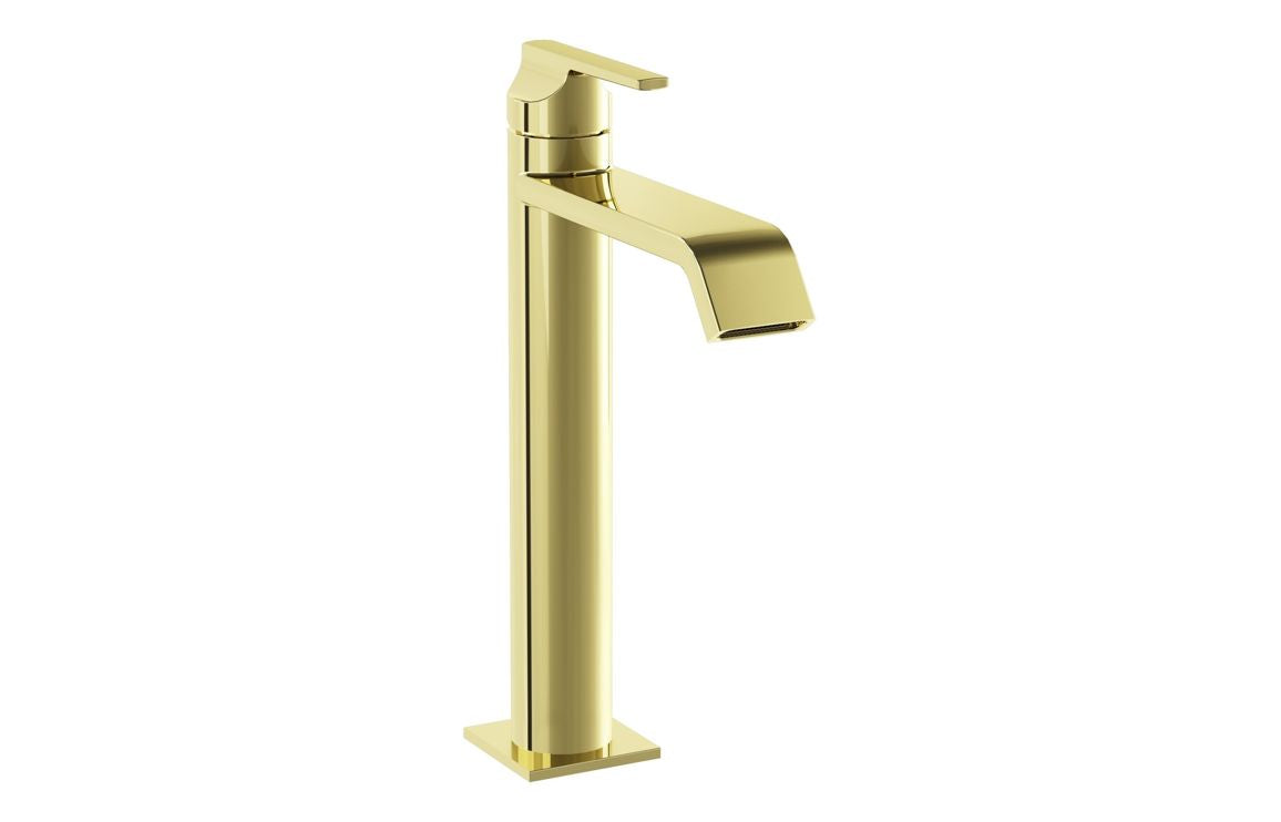 VitrA Suit Tall Basin Mixer (Top Handle) - Hartley & Hall Bathrooms