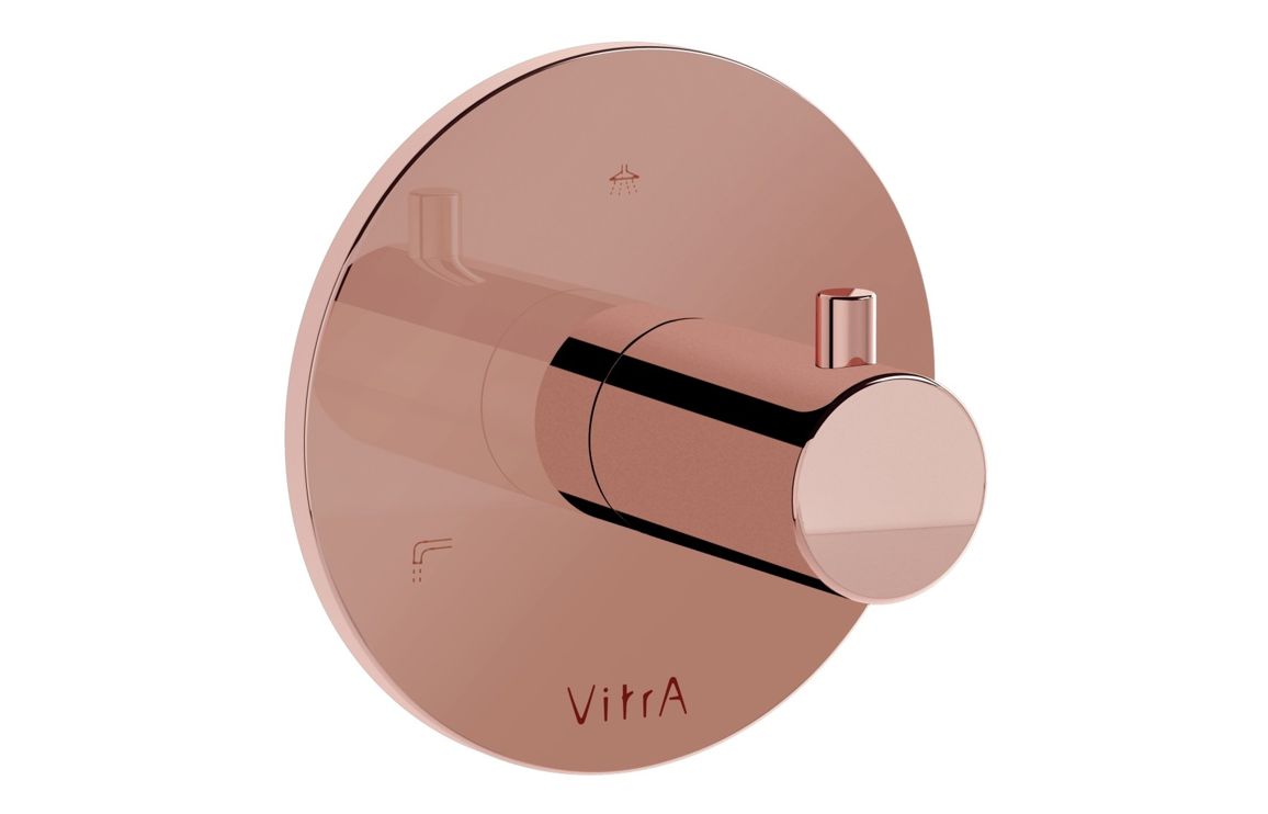 VitrA Origin Integrated 3-Way Diverter - Hartley & Hall Bathrooms
