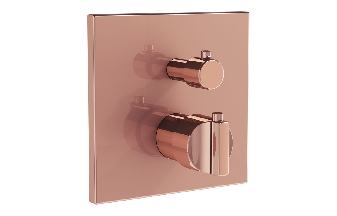 VitrA Suit Integrated Thermostatic Shower Mixer - Hartley & Hall Bathrooms