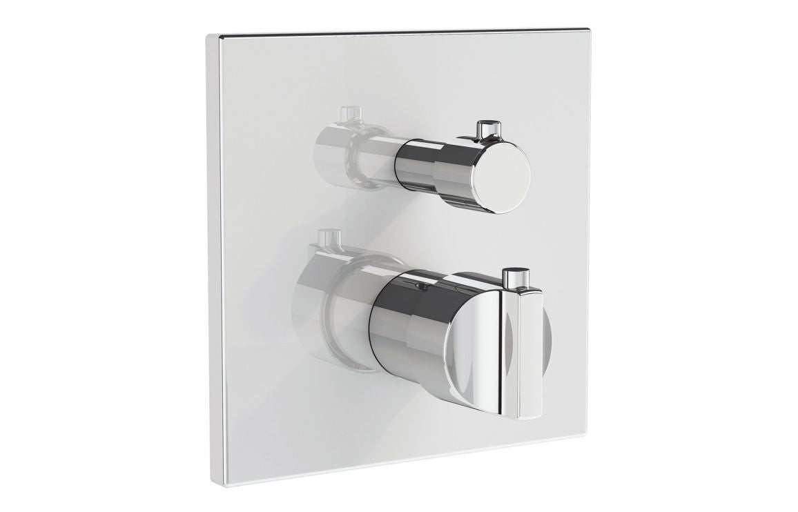 VitrA Suit Integrated Thermostatic Shower Mixer - Hartley & Hall Bathrooms