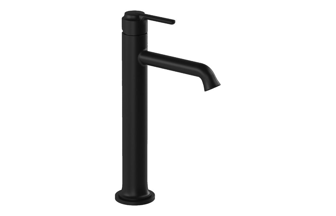 VitrA Origin Classic Tall Basin Mixer (Top Handle) - Hartley & Hall Bathrooms