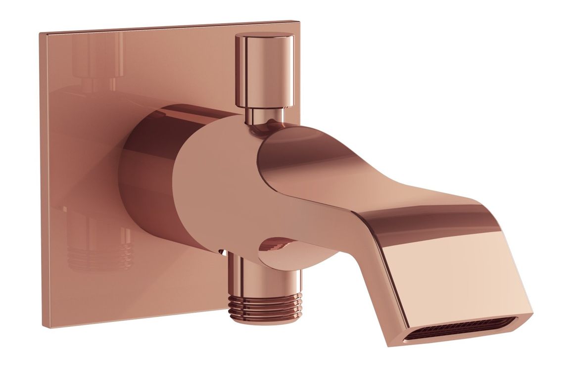 VitrA Suit Wall Mounted Bath/Shower Spout - Hartley & Hall Bathrooms