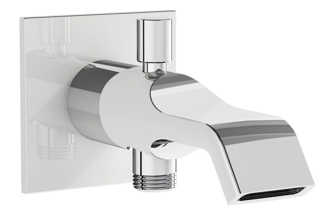 VitrA Suit Wall Mounted Bath/Shower Spout - Hartley & Hall Bathrooms
