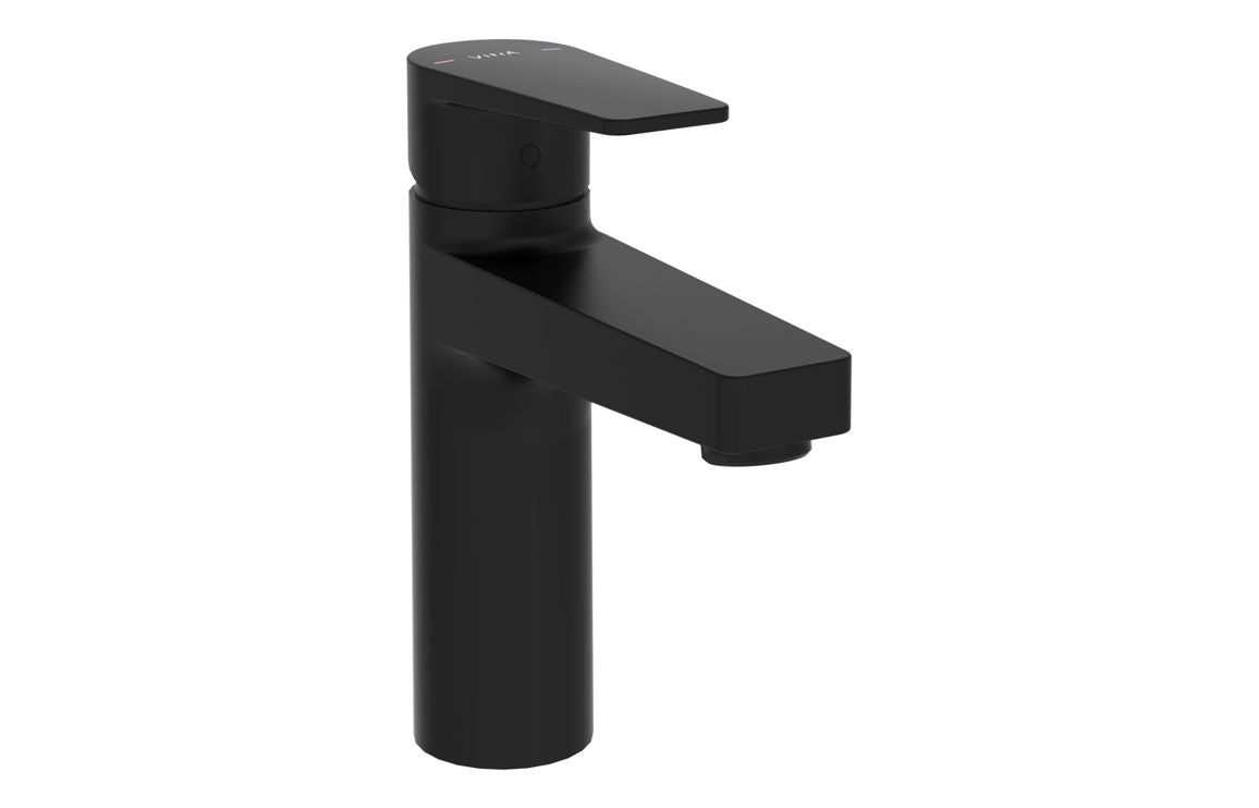 VitrA Flow Square Large Basin Mixer - Hartley & Hall Bathrooms