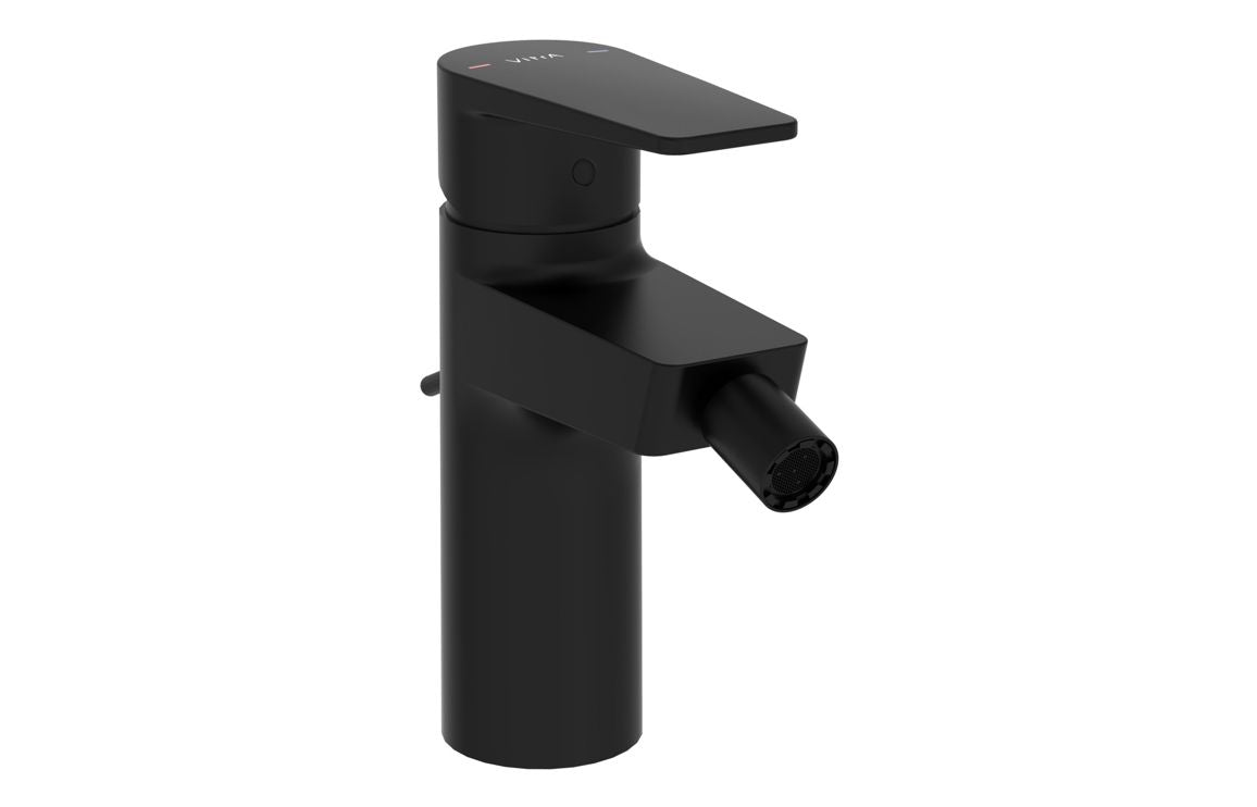 VitrA Flow Square Bidet Mixer - Hartley & Hall Bathrooms