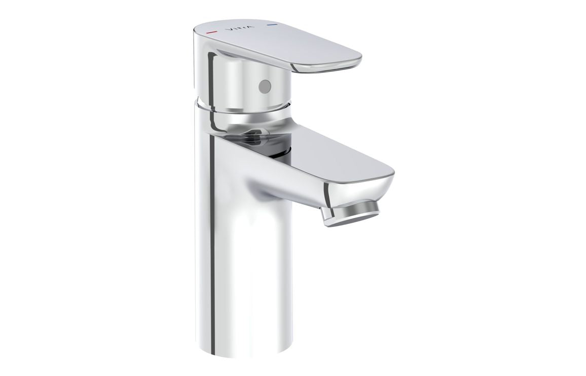 VitrA Flow Soft Basin Mixer - Hartley & Hall Bathrooms