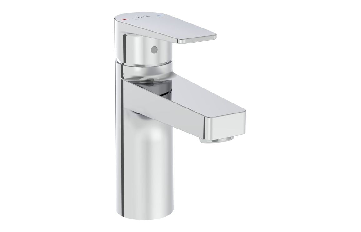 VitrA Flow Square Basin Mixer - Hartley & Hall Bathrooms